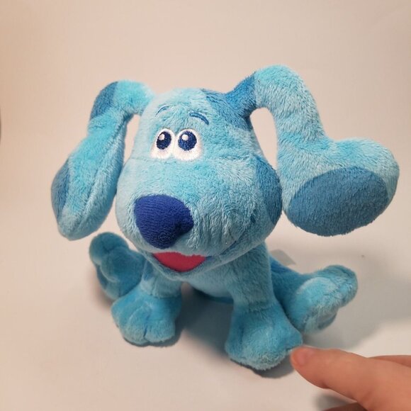 Barking Blue's Clues & You Puppy Dog 7" Nickelodeon Sitting Plush Stuffed Animal - Picture 2 of 15